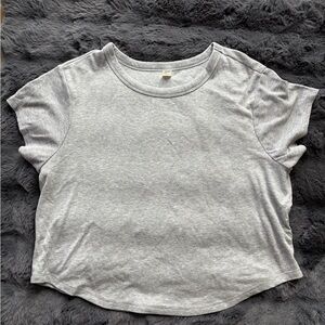 Old Navy Gray Short Sleeve Tee